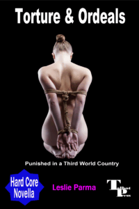 Naked kneeling woman